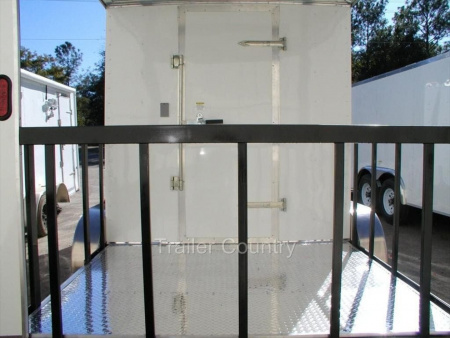 New 2026 NEW 7x20FT Concession w/Porch, 4FT Hood, 7FT Height, Concession Window