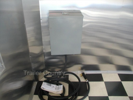 New 2026 NEW 7x20FT Concession w/Porch, 4FT Hood, 7FT Height, Concession Window