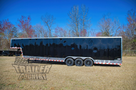 New 2026 Brand New Model 8.5x40 (32 + 8' RISER) Triple Axle, Enclosed Gooseneck