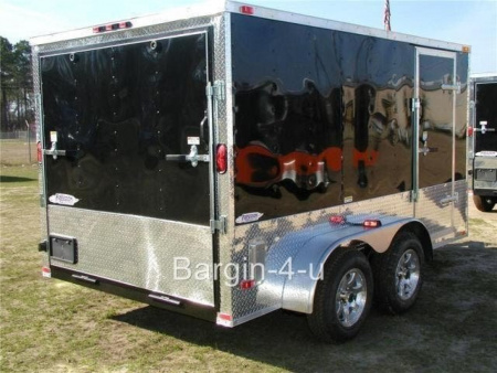 New 2026 Brand New 6x12 Tandem Axle, V-Nosed Enclosed Motorcycle Trailer