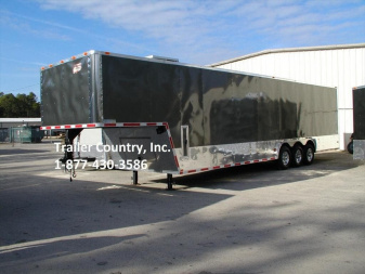 New Brand New 8.5x30 + 8' RISER Triple Axle, Enclosed Gooseneck Cargo Trailer