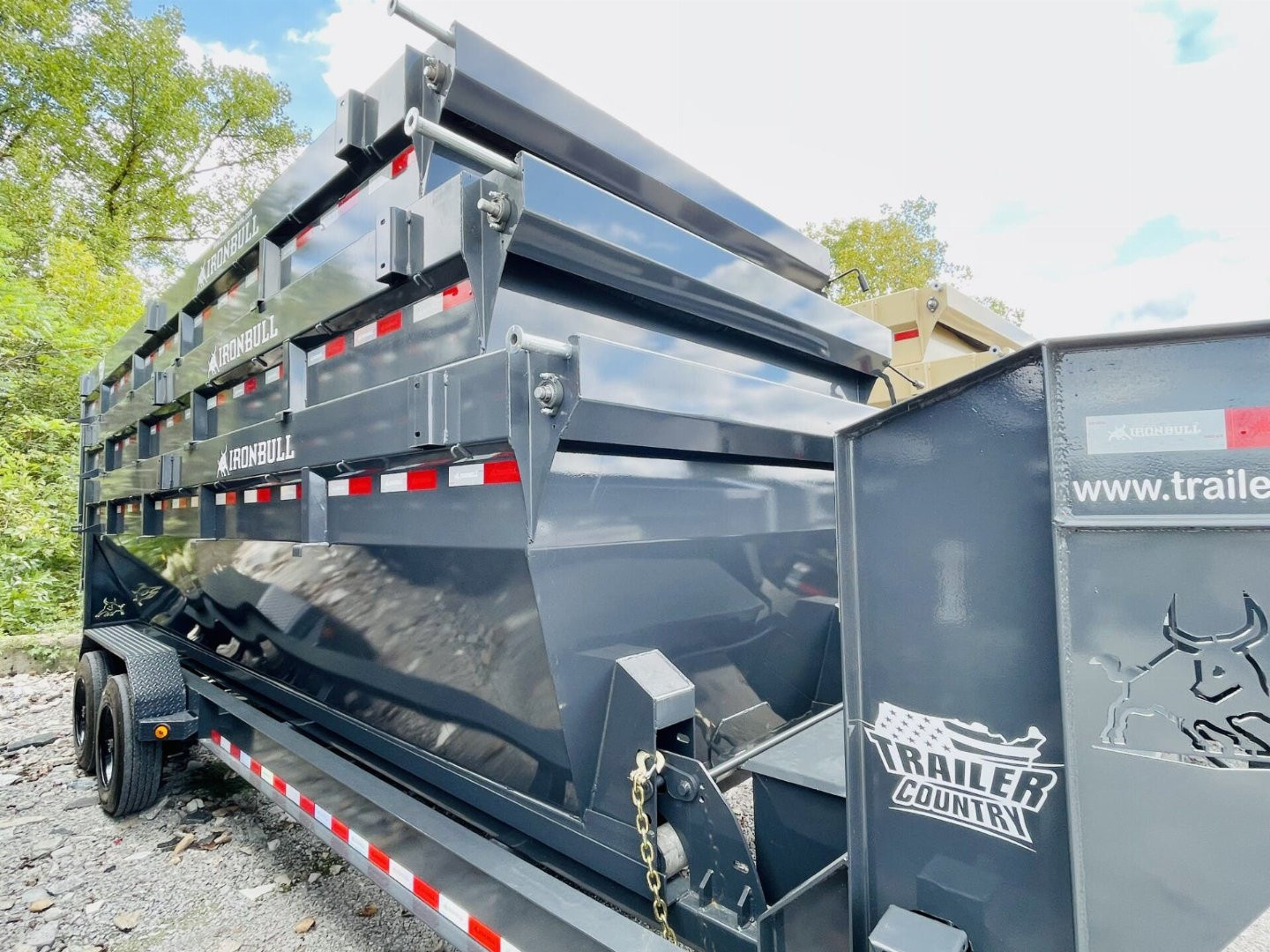 New 2026 NEW Ironbull 83" x 20' Roll Off Dump Trailer Package w/ (3)Stackable Dump Bins