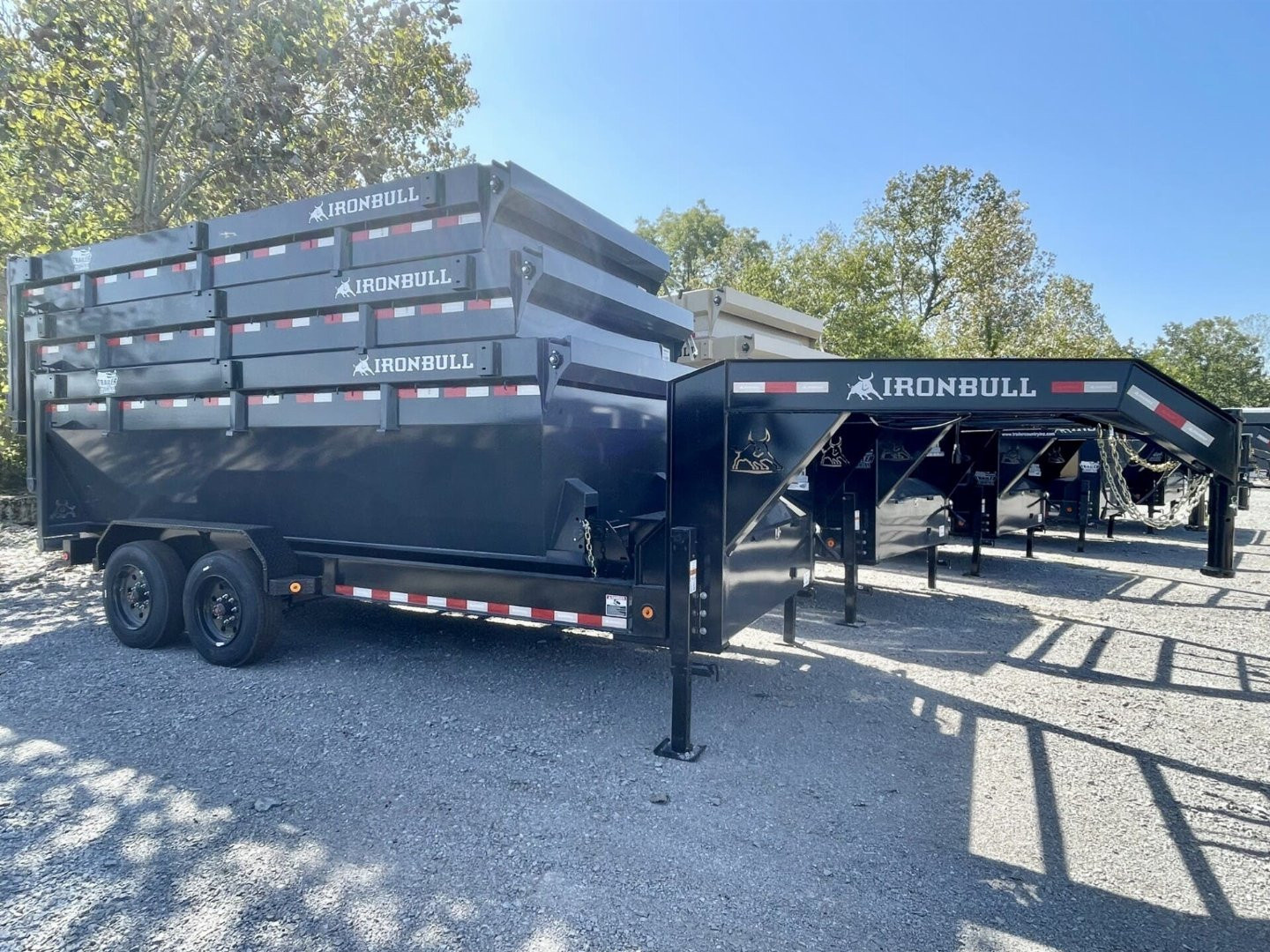 New 2026 NEW Ironbull 83" x 20' Roll Off Dump Trailer Package w/ (3)Stackable Dump Bins