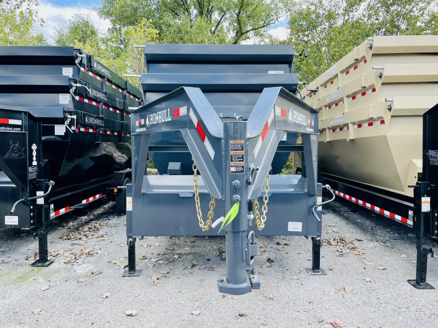 New 2026 NEW Ironbull 83" x 20' Roll Off Dump Trailer Package w/ (3)Stackable Dump Bins