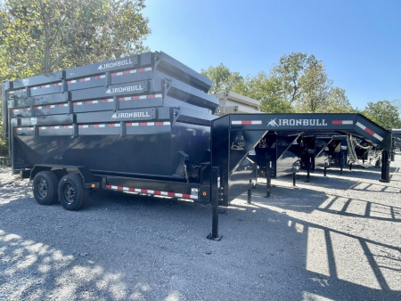 New 2026 NEW Ironbull 83  x 20' Roll Off Dump Trailer Package w/ (3)Stackable Dump Bins