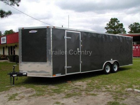 New 2026 New Model HEAVY DUTY Custom 8.5 x 24 Tandem Axle, Enclosed/Carhauler Trailer. (10,400 LB GVWR)