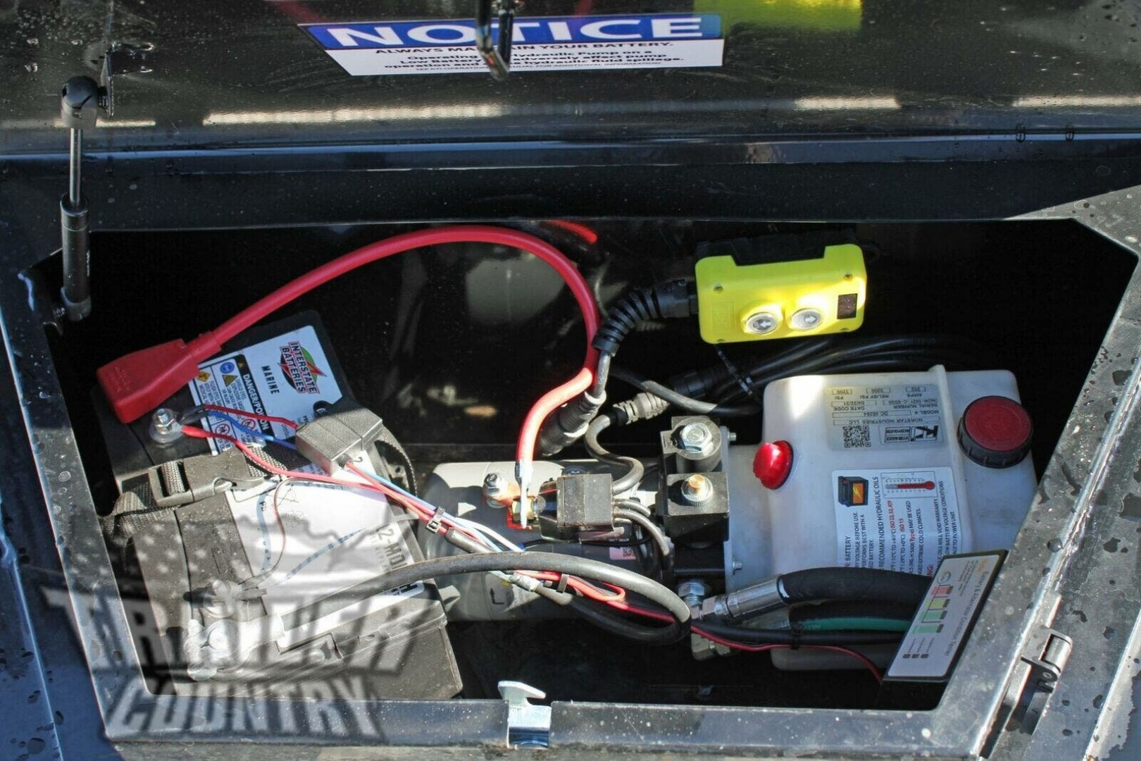 New NEW 7' x 12' IronBull Scissor Hoist Hydraulic Dump Trailer w/ 24" High Sides