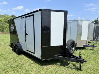 New 2026 Rock Solid Cargo 7x16 Motorcycle Trailer