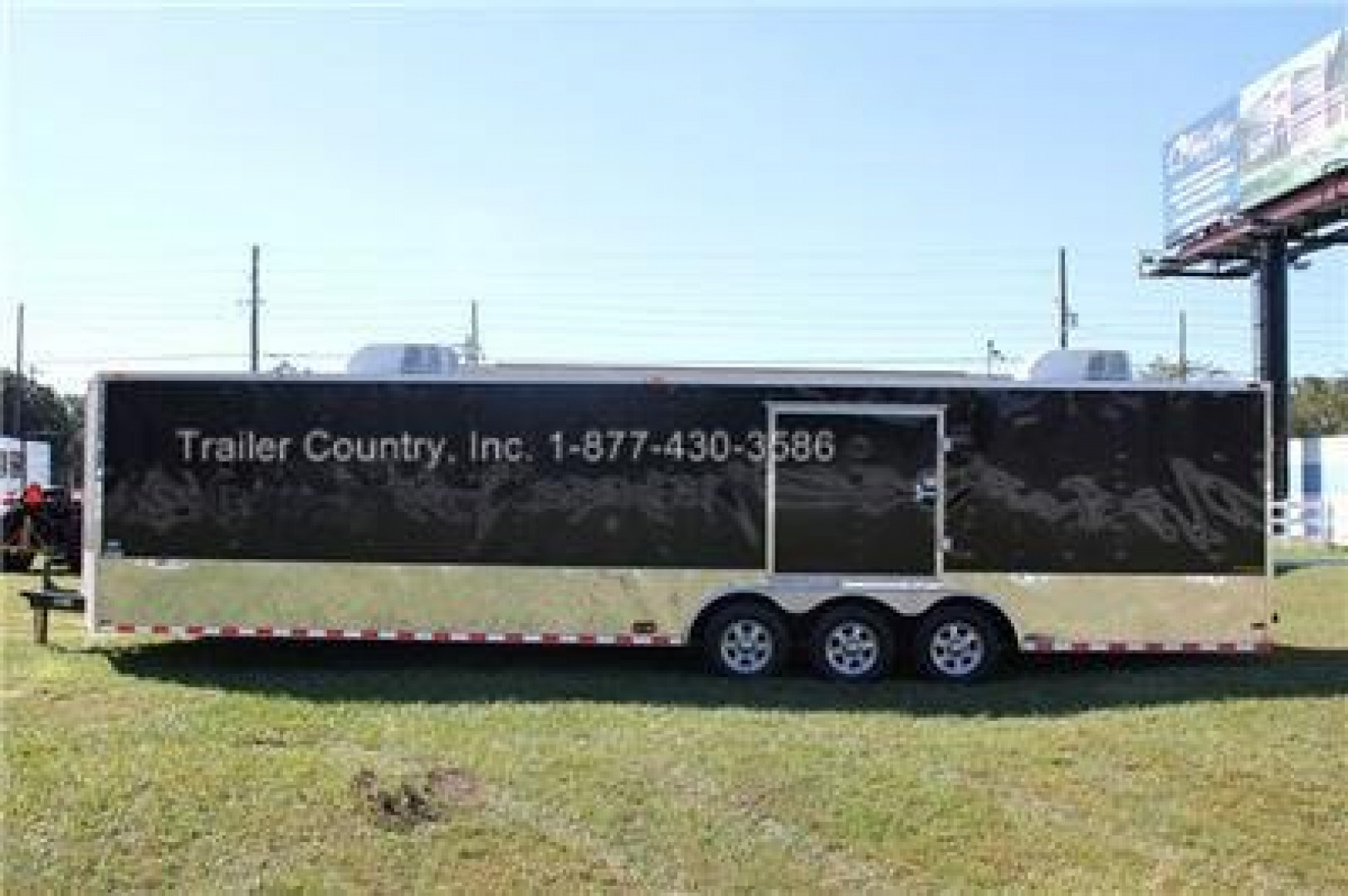New 2026 Brand New Heavy Duty Model 8.5 x 32 Triple Axle Car Hauler Cargo Race Trailer