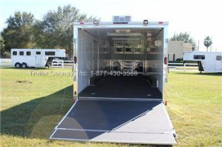 New 2026 Brand New Heavy Duty Model 8.5 x 32 Triple Axle Car Hauler Cargo Race Trailer