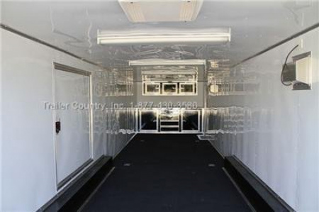 New 2026 Brand New Heavy Duty Model 8.5 x 32 Triple Axle Car Hauler Cargo Race Trailer