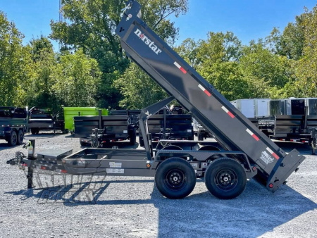 New 2026 NEW 7x14 Dump, 10 Gauge Floor, Charger, Tarp Kit, Barn Gate