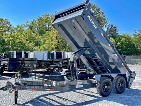 New 2026 NEW 7x14 Dump, 10 Gauge Floor, Charger, Tarp Kit, Barn Gate