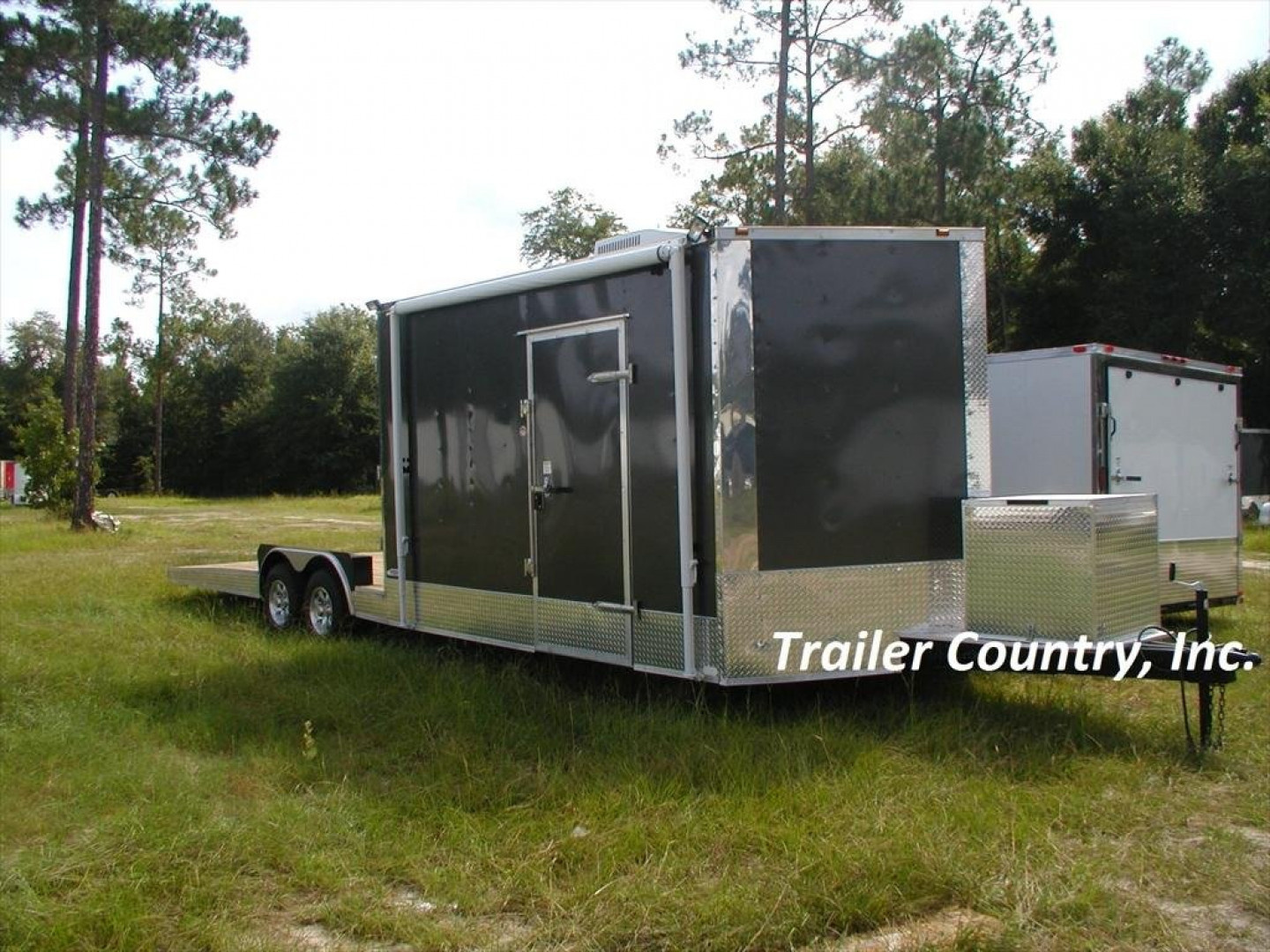 New 2026 Brand New 8.5 X 28 HYBRID CUSTOM Enclosed Utility Trailer - Rear Open Deck