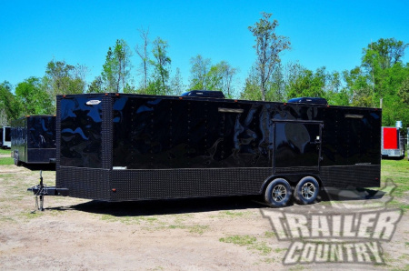 New 2026 Brand New Model 8.5 x 24 Tandem Axle, Enclosed Car Hauler Cargo Race Trailer