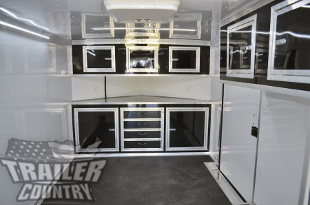 New 2026 Brand New Model 8.5 x 24 Tandem Axle, Enclosed Car Hauler Cargo Race Trailer