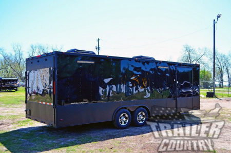 New 2026 Brand New Model 8.5 x 24 Tandem Axle, Enclosed Car Hauler Cargo Race Trailer