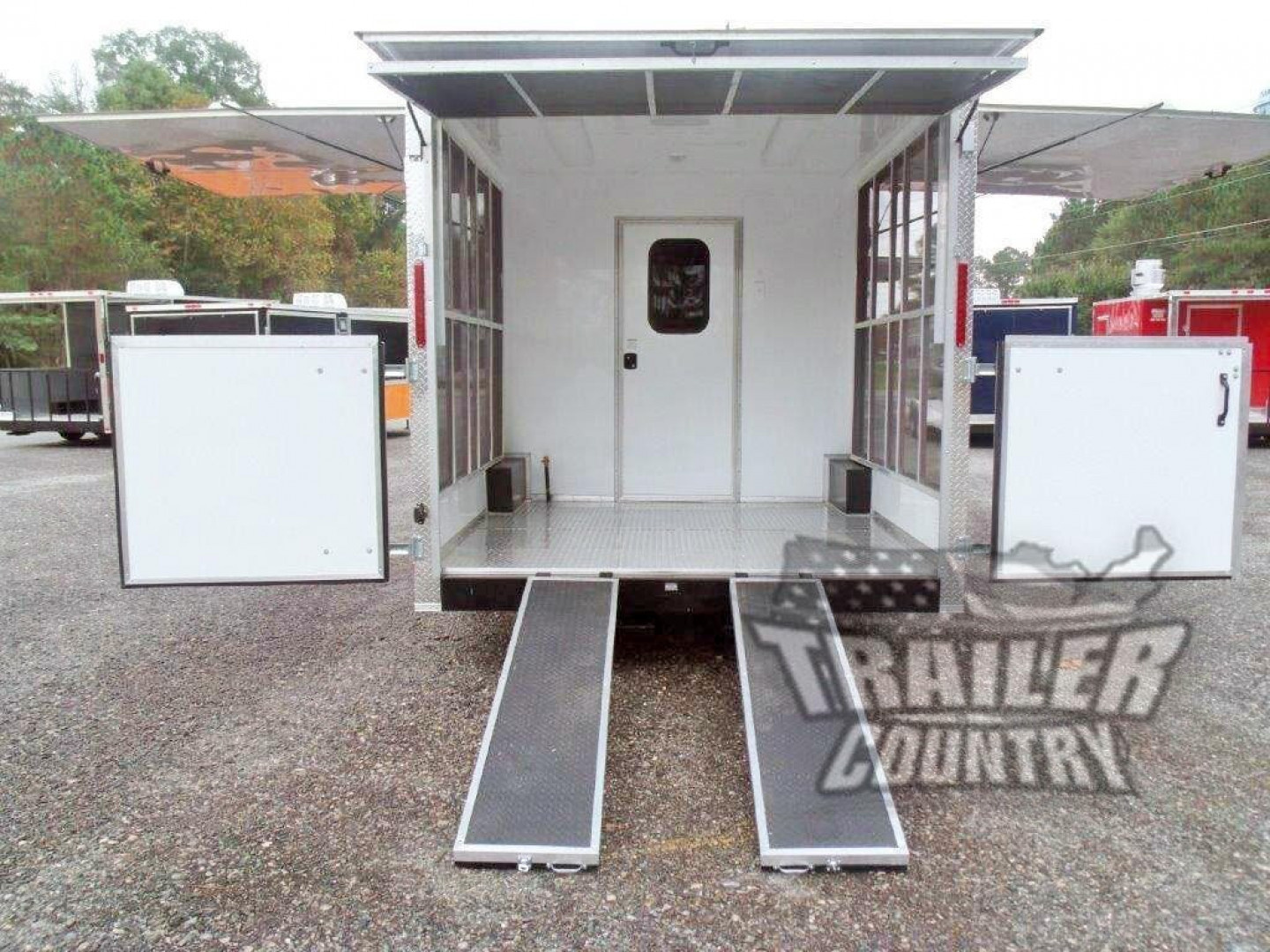 New 2026 NEW 8.5 x 22 Food Vending/Event Catering Trailer with Screened In Porch