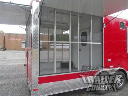 New 2026 NEW 8.5 x 22 Food Vending/Event Catering Trailer with Screened In Porch