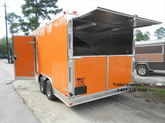 New Brand New 8.5x24 Tandem Axle, V-Nosed Enclosed Carhauler Trailer **COLOR**