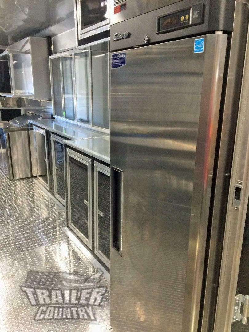 New 2026 NEW Model 8.5 x 28 Concession Trailer, Fully Loaded w/Equipment, Porch, Appliances