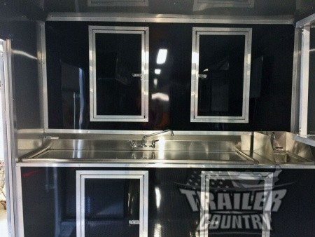 New 2026 NEW Model 8.5 x 28 Concession Trailer, Fully Loaded w/Equipment, Porch, Appliances