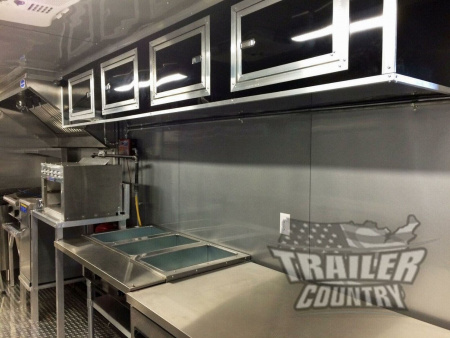New 2026 NEW Model 8.5 x 28 Concession Trailer, Fully Loaded w/Equipment, Porch, Appliances