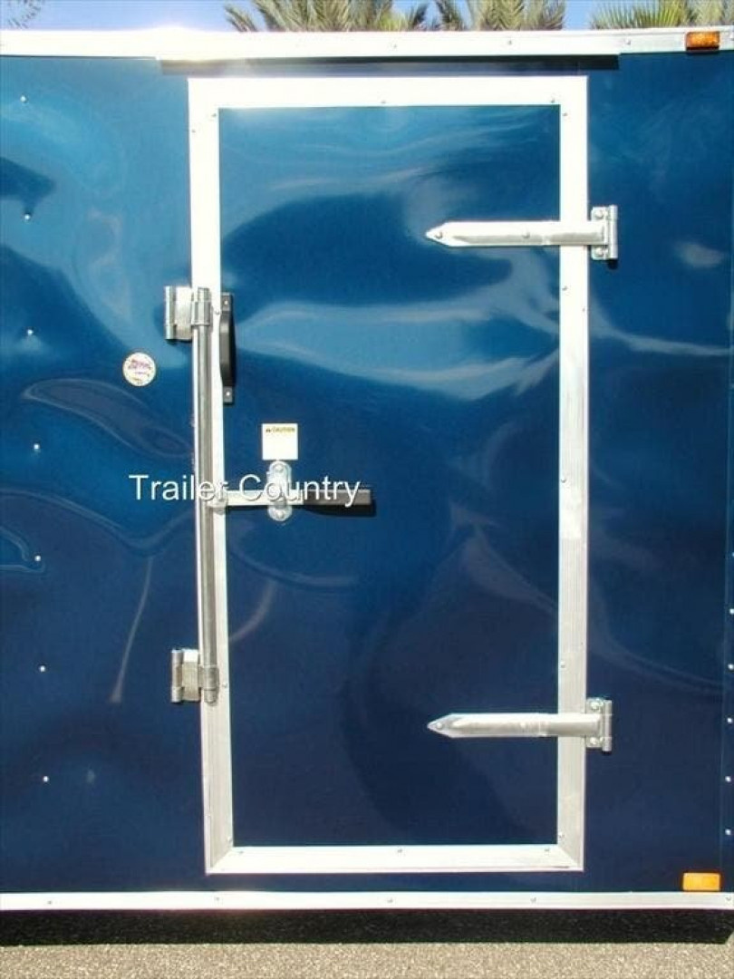 New 2026 Brand New Heavy Duty Model 7x16 Tandem Axle, V-Nosed Enclosed Trailer