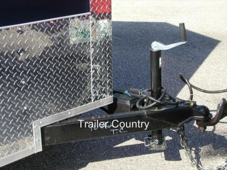 New 2026 Brand New Heavy Duty Model 7x16 Tandem Axle, V-Nosed Enclosed Trailer