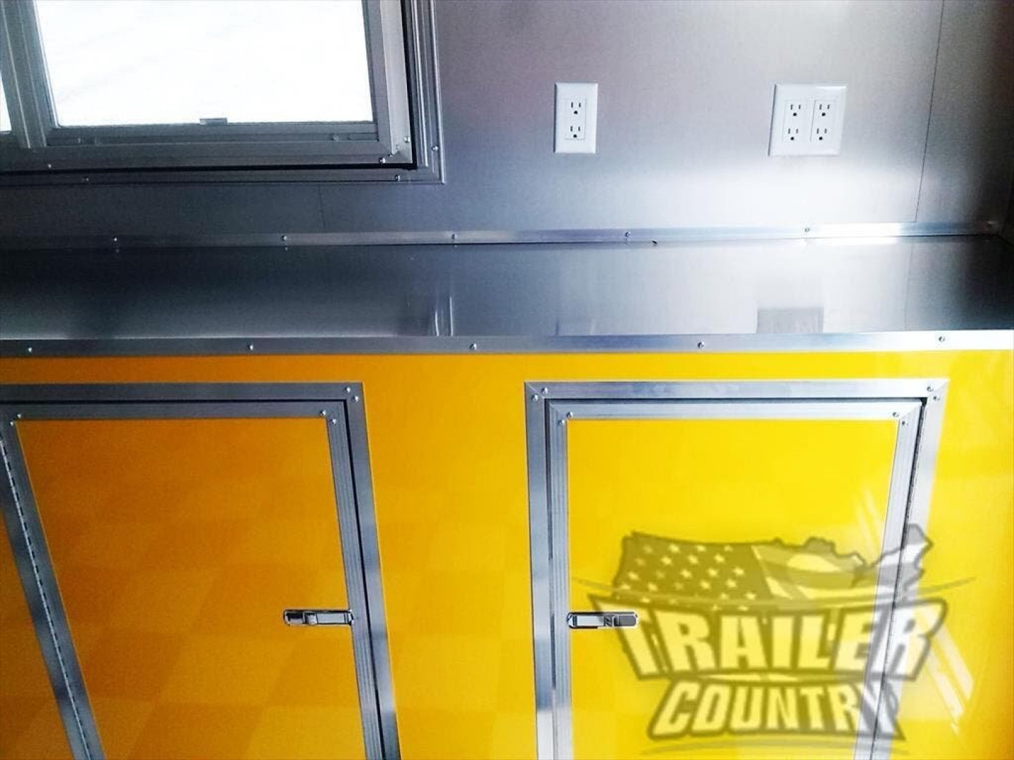 New 2026 NEW 8.5 X 16' V-NOSED ENCLOSED MOBILE KITCHEN VENDING TRAILER LOADED W/ OPTIONS & EQUIPMENT