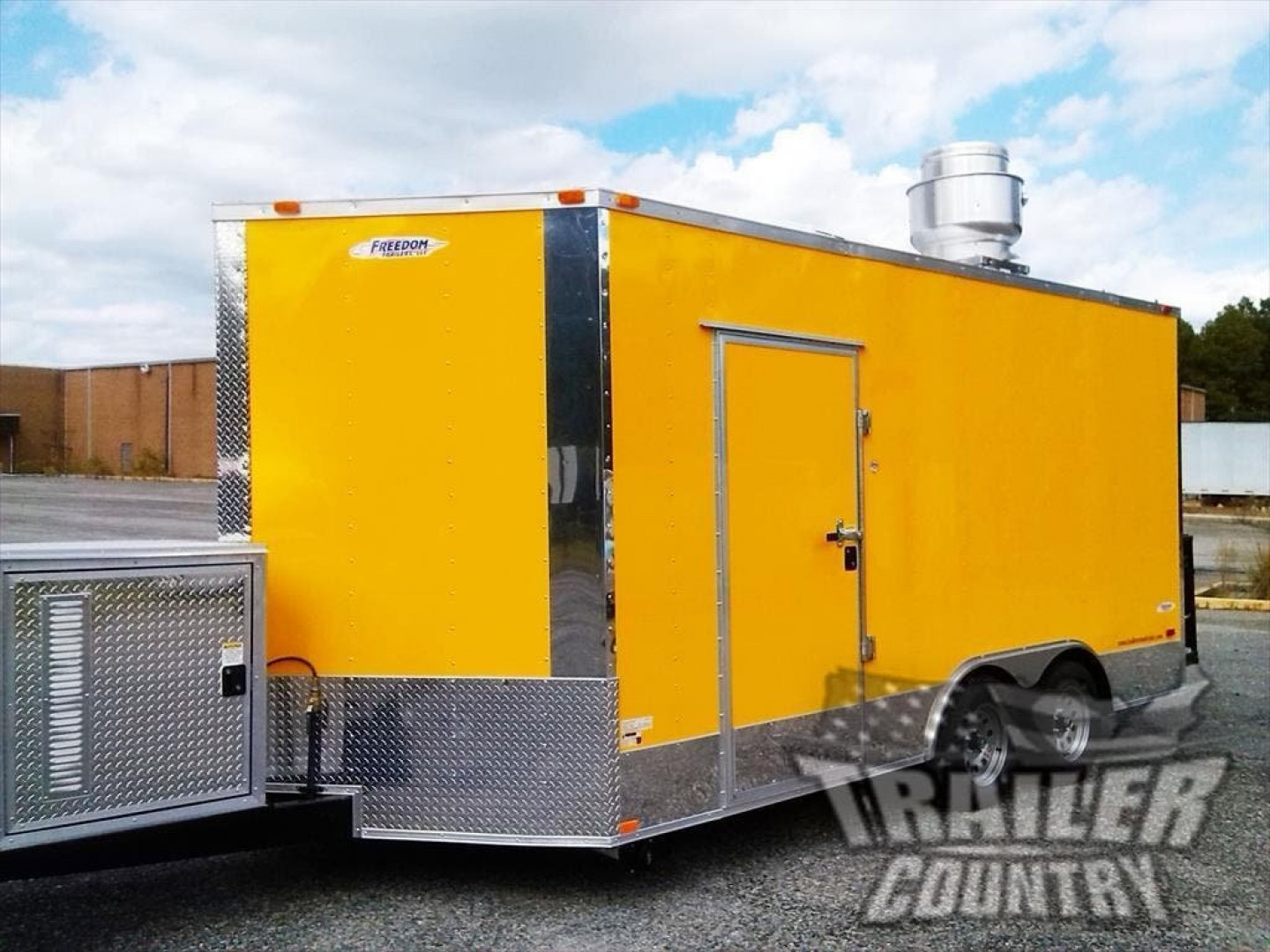 New 2026 NEW 8.5 X 16' V-NOSED ENCLOSED MOBILE KITCHEN VENDING TRAILER LOADED W/ OPTIONS & EQUIPMENT