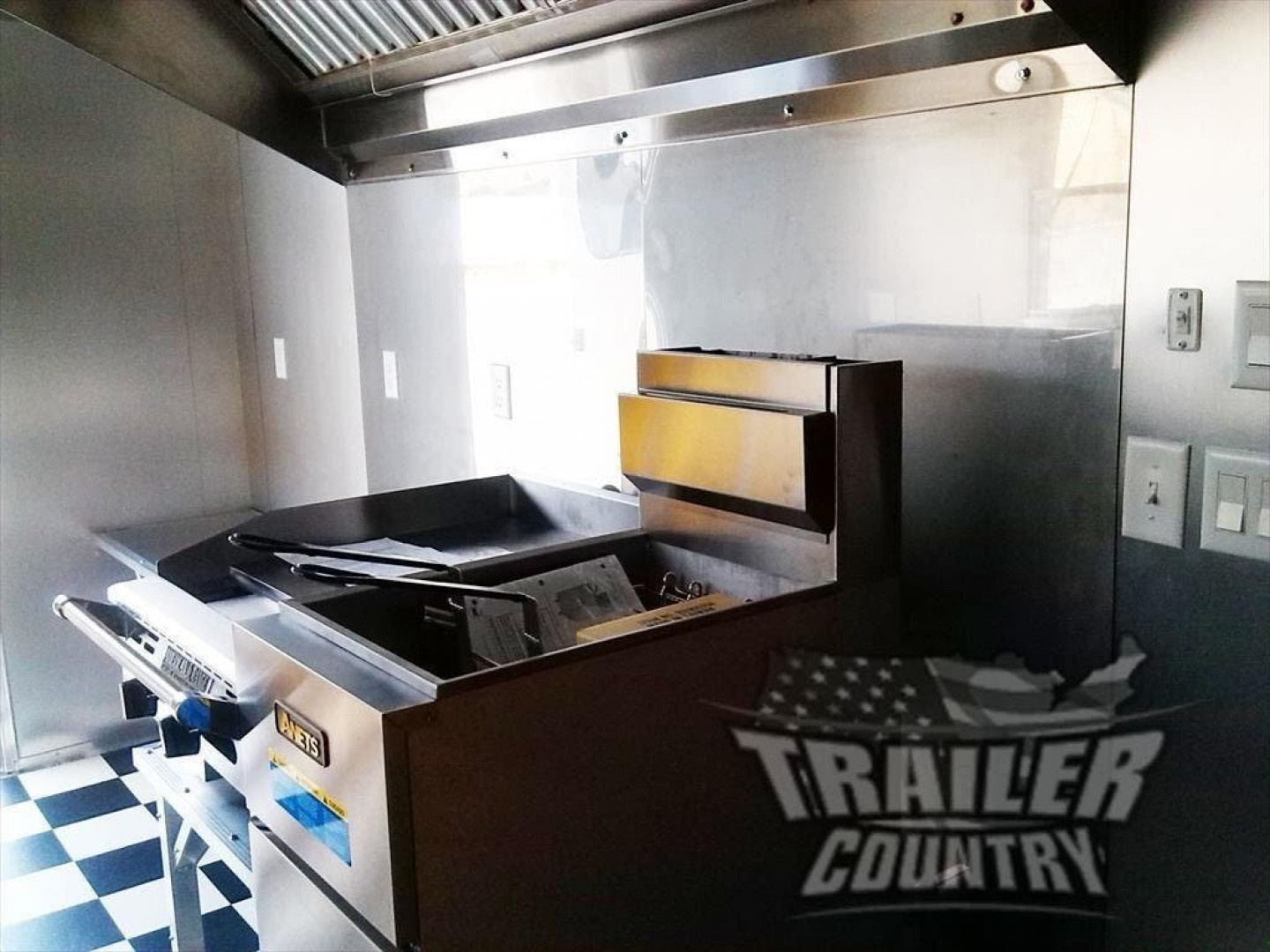 New 2026 NEW 8.5 X 16' V-NOSED ENCLOSED MOBILE KITCHEN VENDING TRAILER LOADED W/ OPTIONS & EQUIPMENT