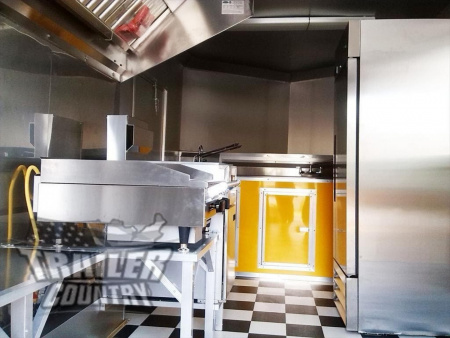 New 2026 NEW 8.5 X 16' V-NOSED ENCLOSED MOBILE KITCHEN VENDING TRAILER LOADED W/ OPTIONS & EQUIPMENT