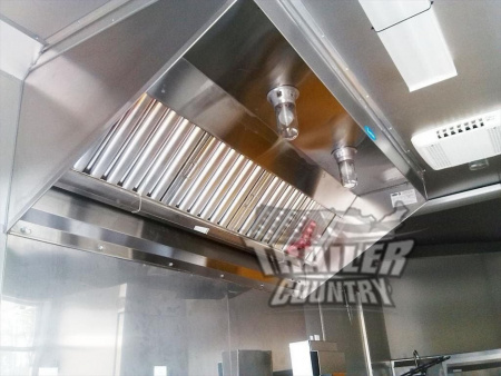 New 2026 NEW 8.5 X 16' V-NOSED ENCLOSED MOBILE KITCHEN VENDING TRAILER LOADED W/ OPTIONS & EQUIPMENT