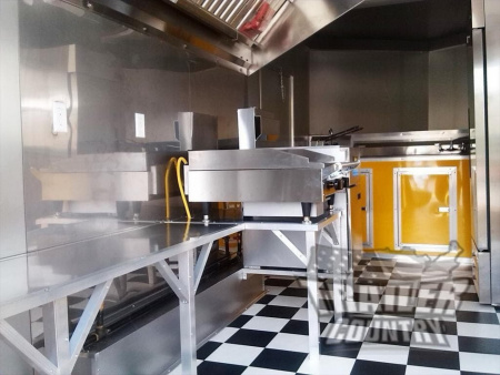 New 2026 NEW 8.5 X 16' V-NOSED ENCLOSED MOBILE KITCHEN VENDING TRAILER LOADED W/ OPTIONS & EQUIPMENT
