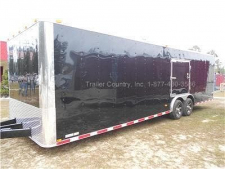 New 2026 NEW 8.5x28 Motorcycle, Landscape, ATV 4-Wheeler, Car Hauler Cargo Race Trailer