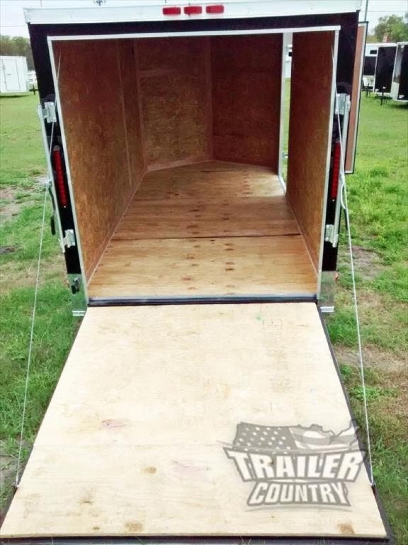 New 2026 New All American Series 6x12 Single Axle, V-Nosed Enclosed Trailer