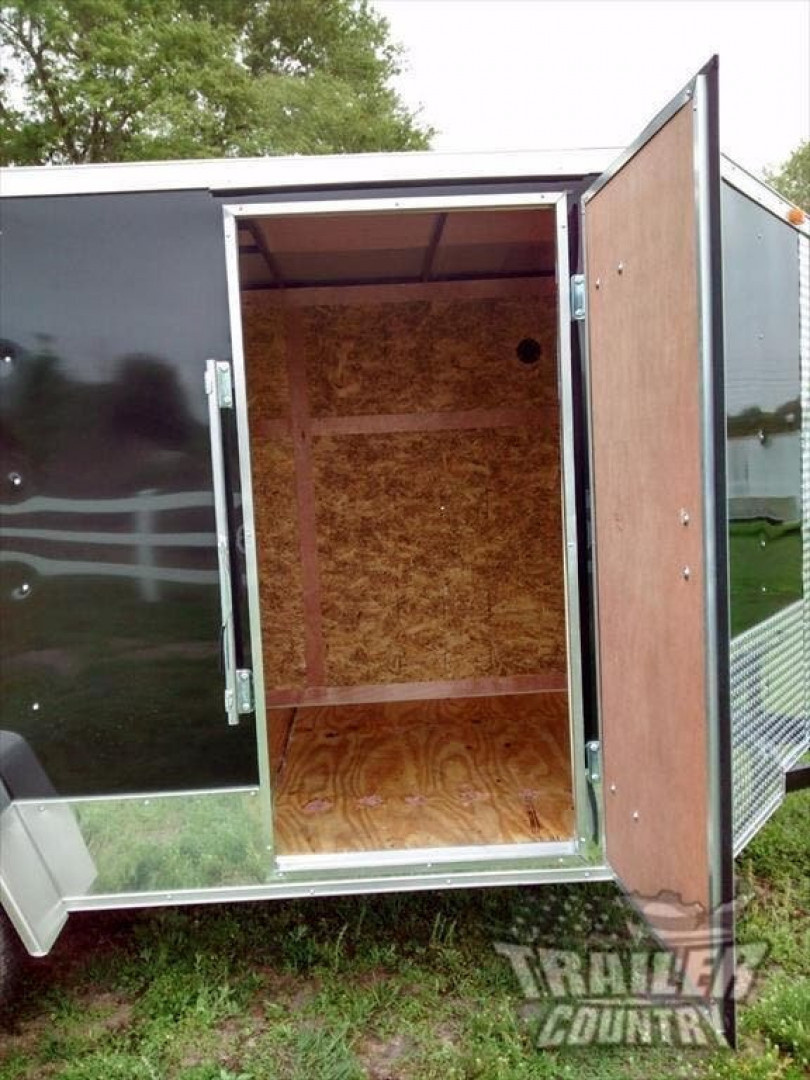 New 2026 New All American Series 6x12 Single Axle, V-Nosed Enclosed Trailer