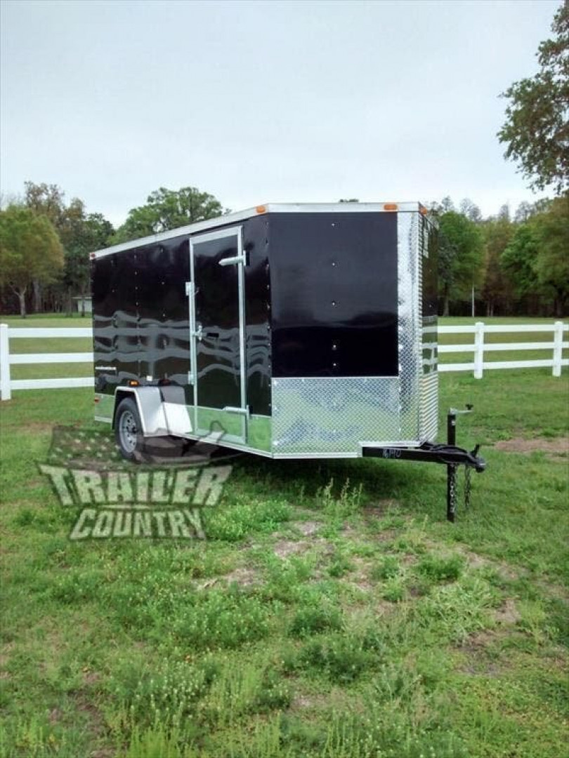 New 2026 New All American Series 6x12 Single Axle, V-Nosed Enclosed Trailer