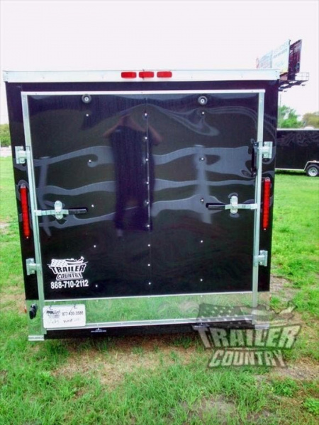 New 2026 New All American Series 6x12 Single Axle, V-Nosed Enclosed Trailer