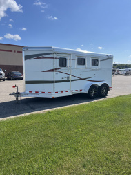 Used 2022 4-Star 3H Slant Load BP Horse Trailer