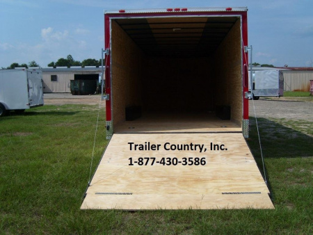 New 2026 Brand New 8.5x24 Tandem Axle, V-Nosed Enclosed Carhauler Trailer with 5200# Axles
