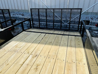 New Brand New 82" x 16' Utility Trailer w/Dovetail and Fold Down Ramp Gate