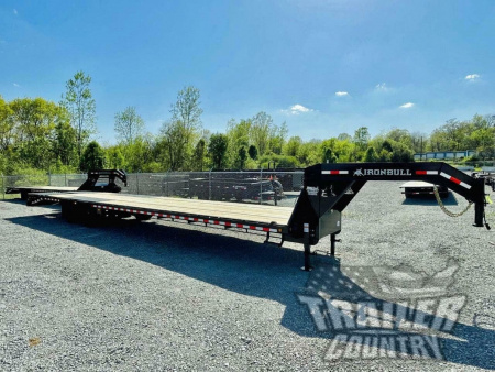 New 2026 New 8.5' x 40' (35'+5') GN Heavy Duty 24K Heavy Equipment Hauler Deckover Trailer