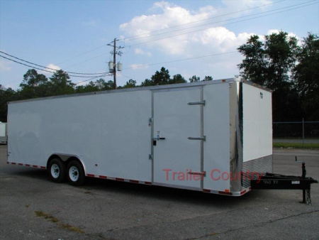 New 2026 Brand New Model HEAVY DUTY 8.5 x 28 Tandem Axle, Enclosed/Carhauler Trailer