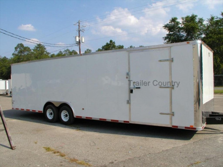 New 2026 Brand New Model HEAVY DUTY 8.5 x 28 Tandem Axle, Enclosed/Carhauler Trailer