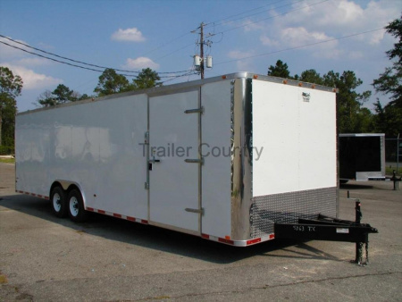 New 2026 Brand New Model HEAVY DUTY 8.5 x 28 Tandem Axle, Enclosed/Carhauler Trailer
