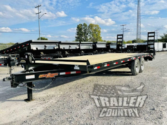 New 8' x 24' (20'+4') Heavy Duty 14K  Deck Over Car Hauler w/ Ramps