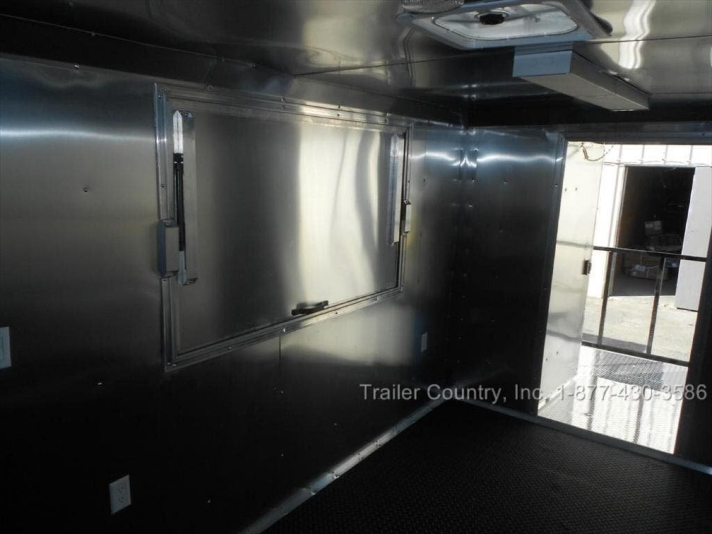 New 2026 New 7 x 20 Tandem Axle, Enclosed Concession/Food Vending Cargo Trailer with Porch