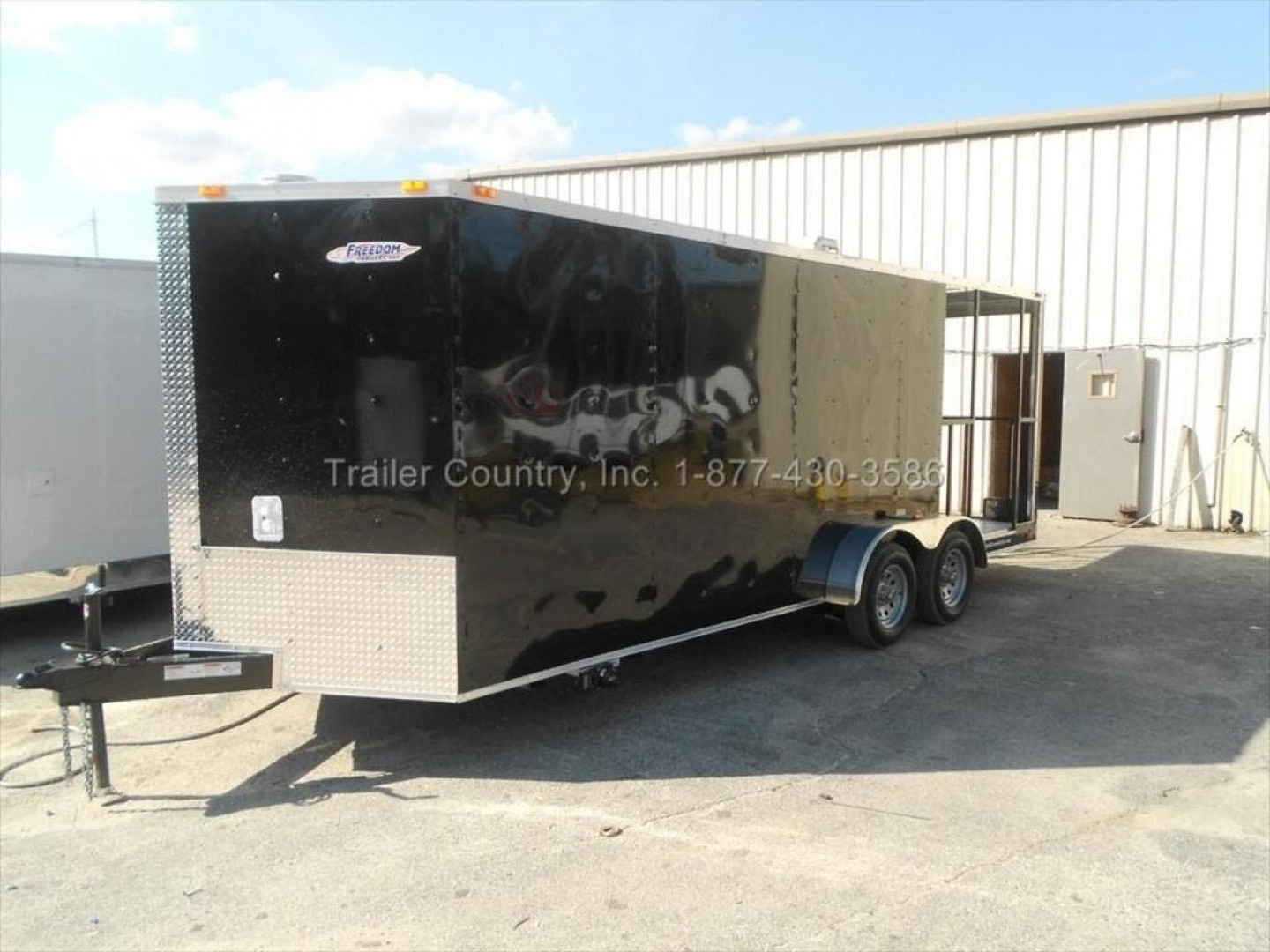 New 2026 New 7 x 20 Tandem Axle, Enclosed Concession/Food Vending Cargo Trailer with Porch